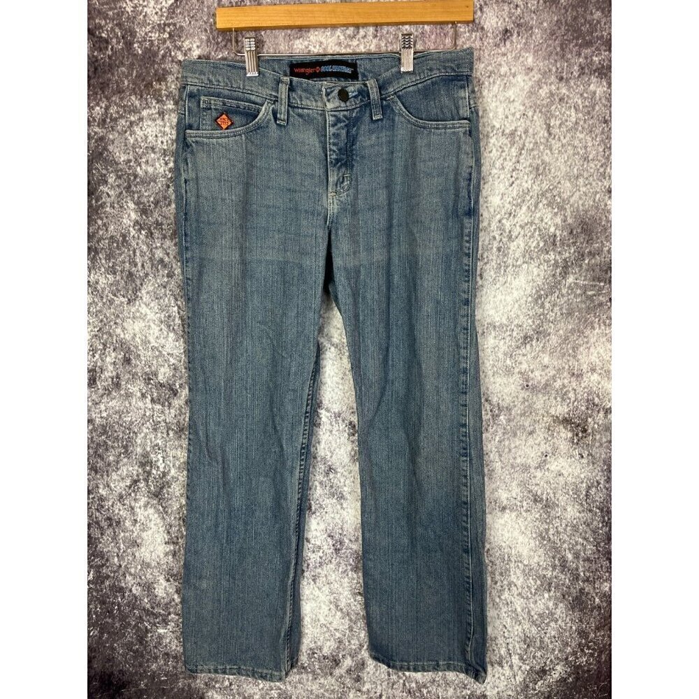 Wrangler‎ Jeans Women's 7 x 30 Blue FR Flame Resistant Style FRCVW1V Work Safety